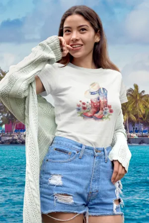American Cowboy Printed T-shirt for women