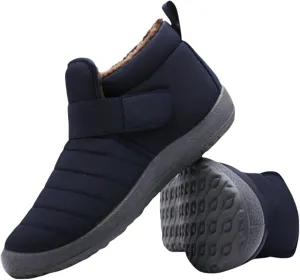 Anthoern Shoes Men's Waterproof Fashion Shoes Handmade Suede High Boots Non-Slip Breathable Lightweight Shoes