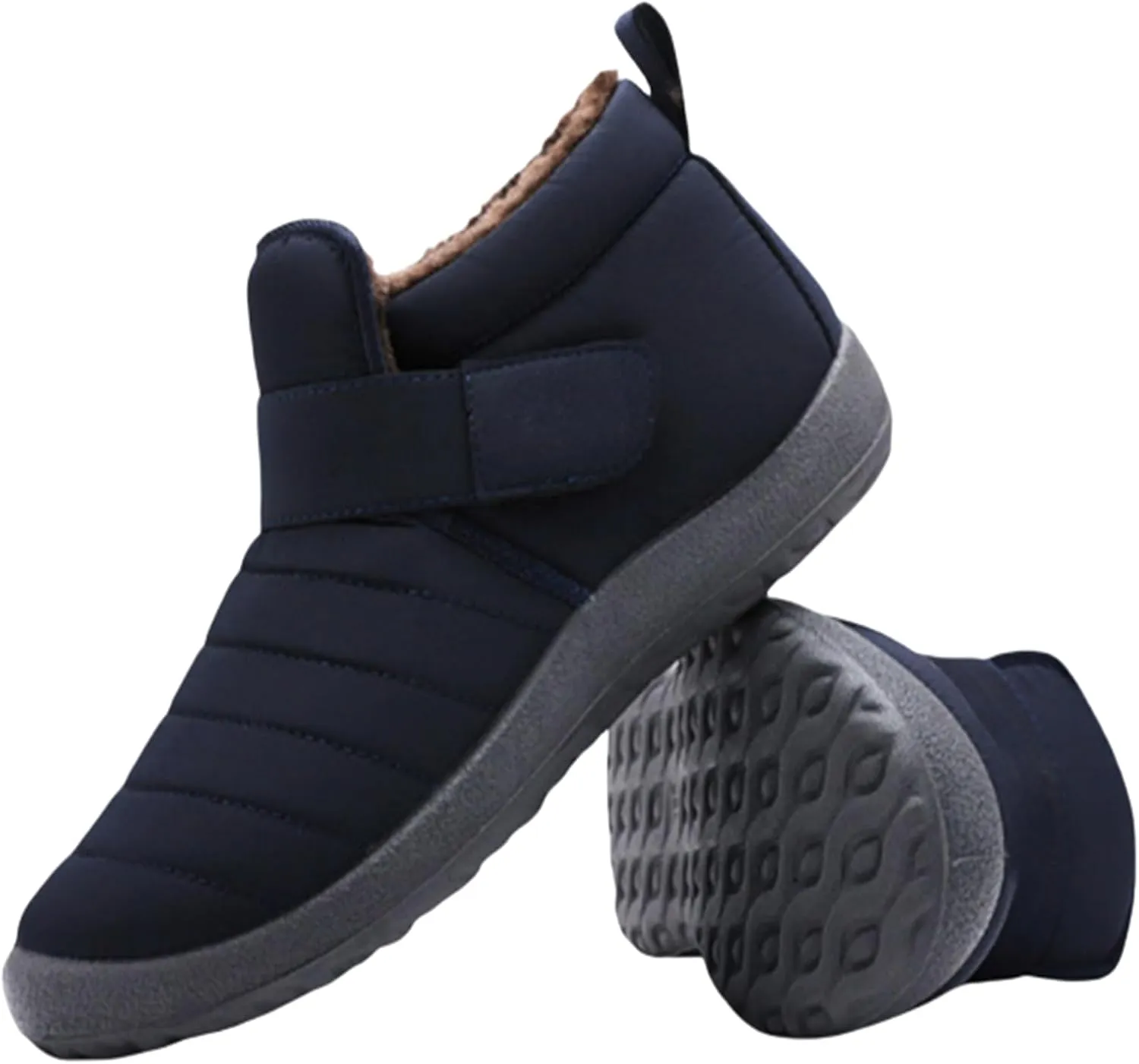 Anthoern Shoes Men's Waterproof Fashion Shoes Handmade Suede High Boots Non-Slip Breathable Lightweight Shoes