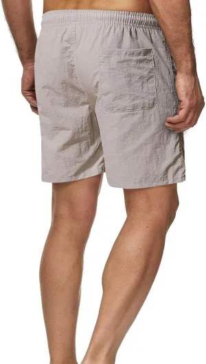Athletic Shorts for Men Elastic Waist Mid Waist Running Shorts High Waisted Gym Workout Short with Pockets