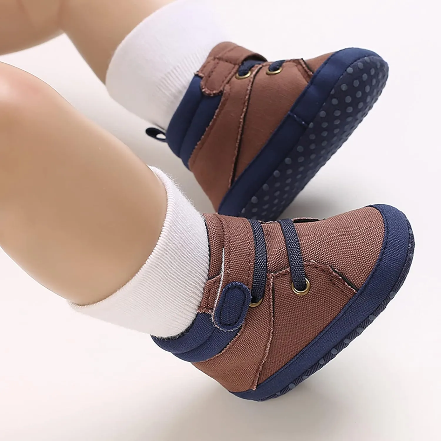Baby Girls and Boys Warm Shoes Soft Comfortable Canvas Infant Toddler Home Shoes Toddler Winter Boots Boys