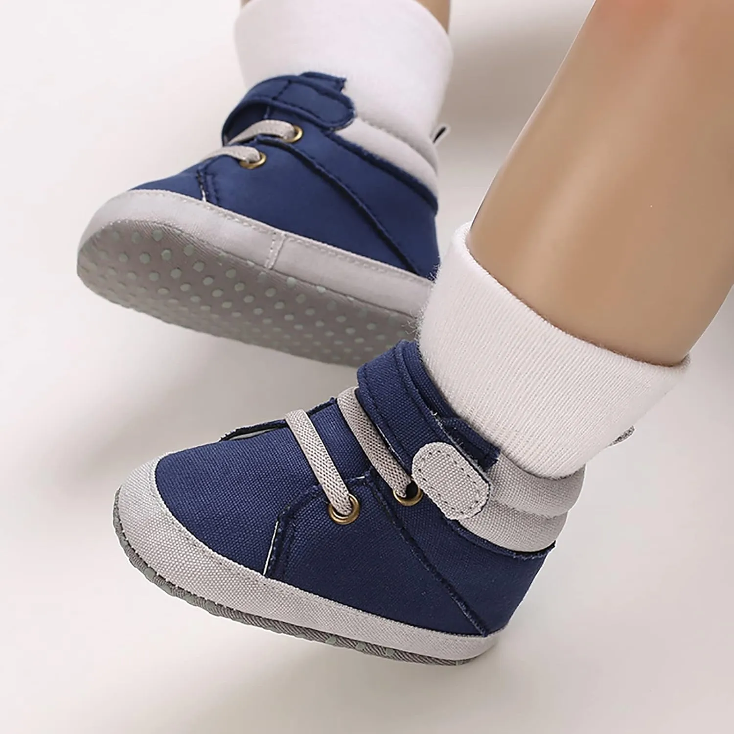 Baby Girls and Boys Warm Shoes Soft Comfortable Canvas Infant Toddler Home Shoes Toddler Winter Boots Boys