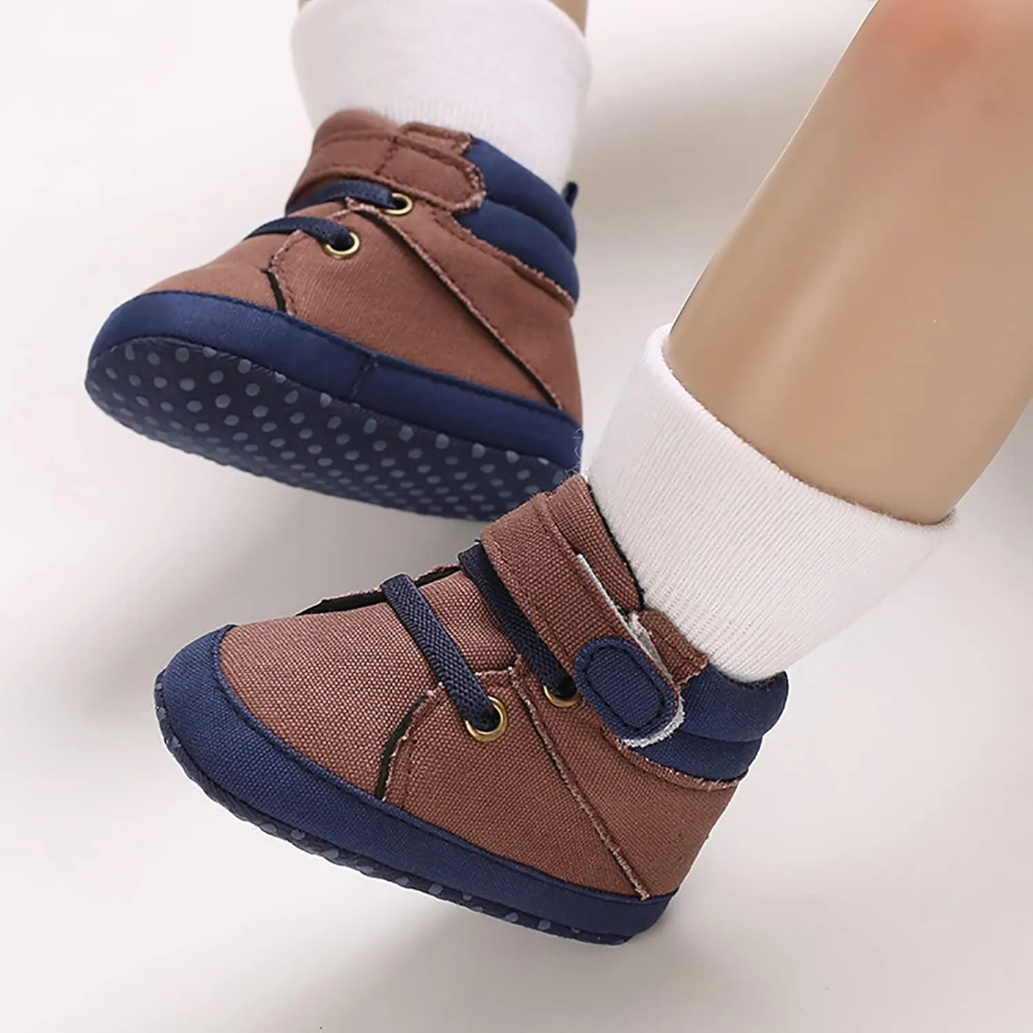 Baby Girls and Boys Warm Shoes Soft Comfortable Canvas Infant Toddler Home Shoes Toddler Winter Boots Boys