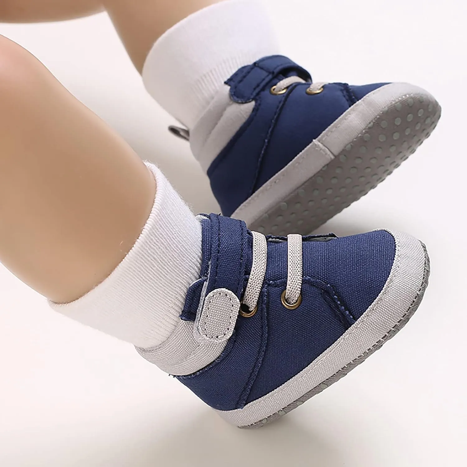Baby Girls and Boys Warm Shoes Soft Comfortable Canvas Infant Toddler Home Shoes Toddler Winter Boots Boys