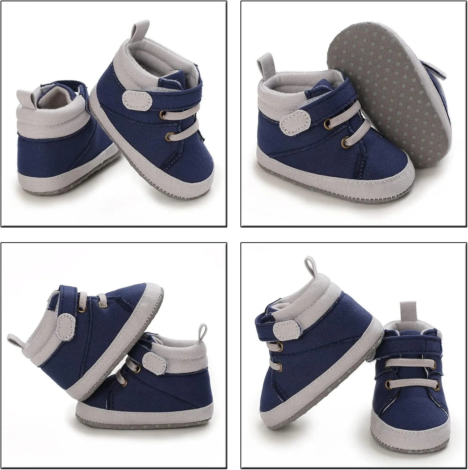 Baby Girls and Boys Warm Shoes Soft Comfortable Canvas Infant Toddler Home Shoes Toddler Winter Boots Boys