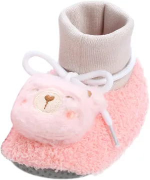 Baby Toddler Shoes Warm Booties Shoes Fashion Printing Non Slip Breathable Boots Size 3 Baby Slippers