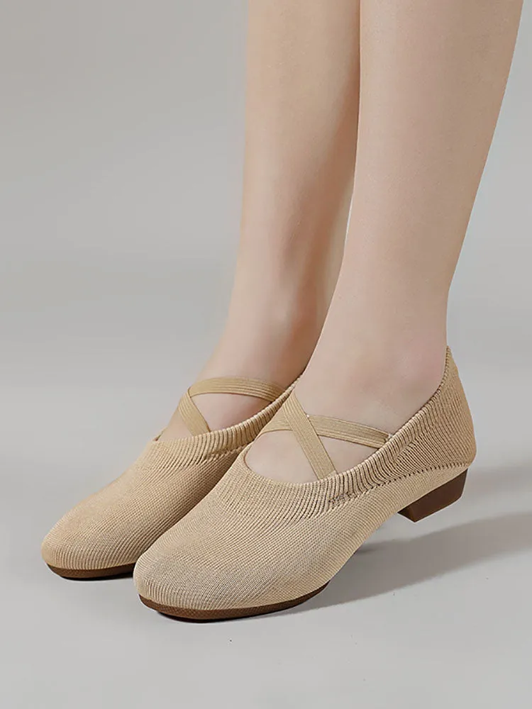 Ballet Shoes Low Heel Soft Sole Body Exercise Shoes