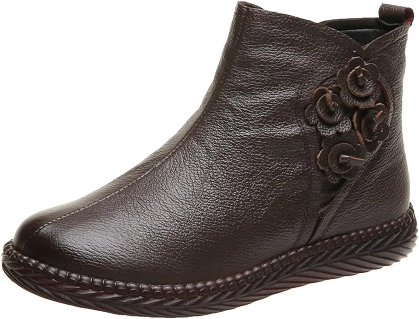 Black Booties for Women Ankle Ankle Booties for Women Dressy Black Cowgirl Boots for Women Bootie Heels for Women Round Toe Flat Heel Pointed Toe Mid Heel Slip On