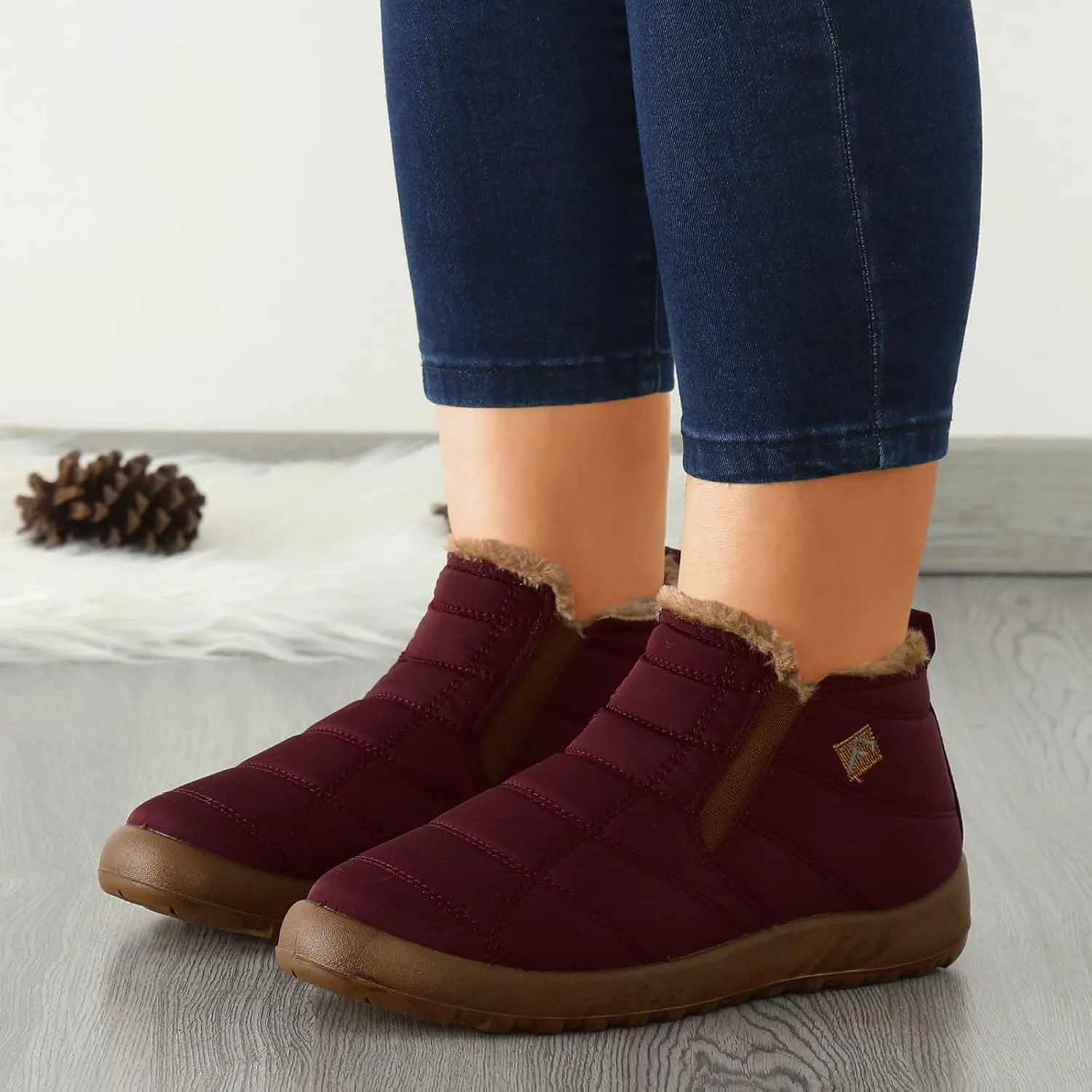 Black Snow Boots for Women Pink Snow Boots for Women Size 11 Winter Boots Women 8.5 Wide Snow Boots for Snowshoeing Botas De Hule Termicas Para Mujer De Trabajo