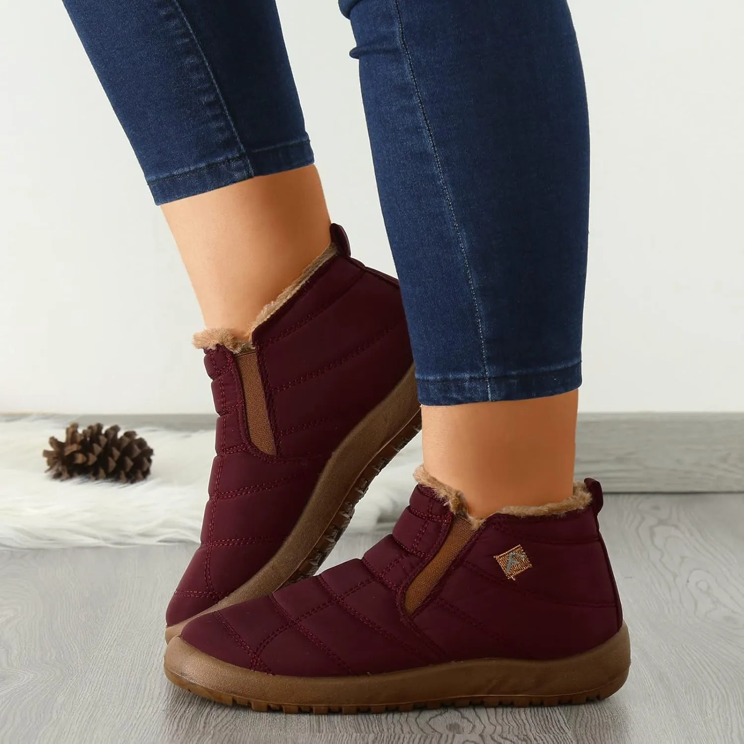 Black Snow Boots for Women Pink Snow Boots for Women Size 11 Winter Boots Women 8.5 Wide Snow Boots for Snowshoeing Botas De Hule Termicas Para Mujer De Trabajo