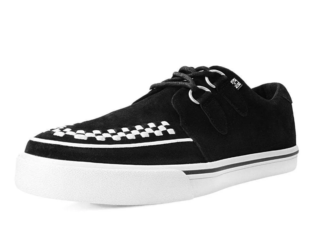 Black Suede D-Ring White Interlace VLK Sneaker