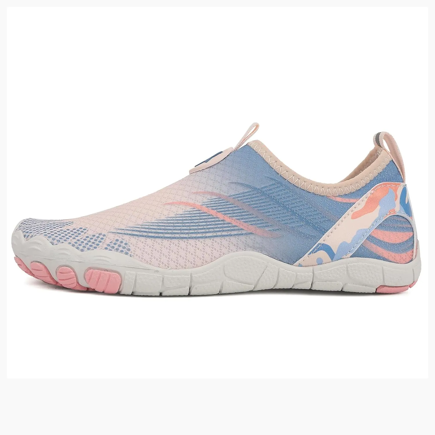 Breathable Barefoot Shoes for Women Men Athletic Wide Toe Waterproof Shoes Hiking Running Footwear with Non-Slip Sole