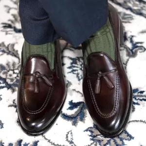 Brown Leather Sevilla Tassel Loafers