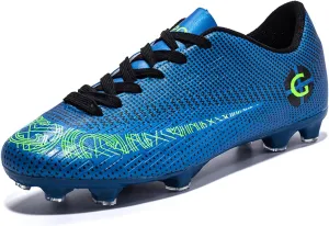 CERYTHRINA Kids Athletic Soccer Shoes Boys Girls Professional Football Shoes Mens Youth Comfortable and Breathable Football Cleats Training Sneakers