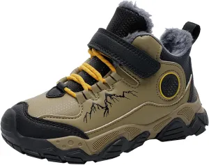 Children's Winter Shoes Outdoor Winter Warm Lined Non Slip Lightweight Winter Boots Running Shoes Toddler Shoes Girl