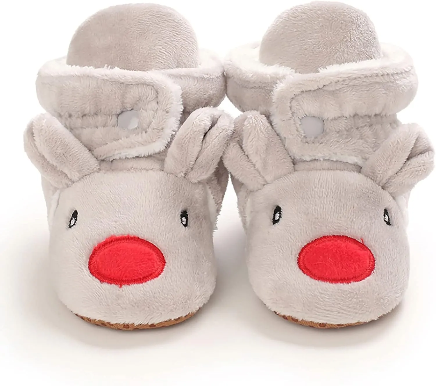 Christmas Baby Cotton Boots Warm Cotton Shoes Soft Comfortable Infant Toddler Warming Home Baby Girl Rubber Sole Boots