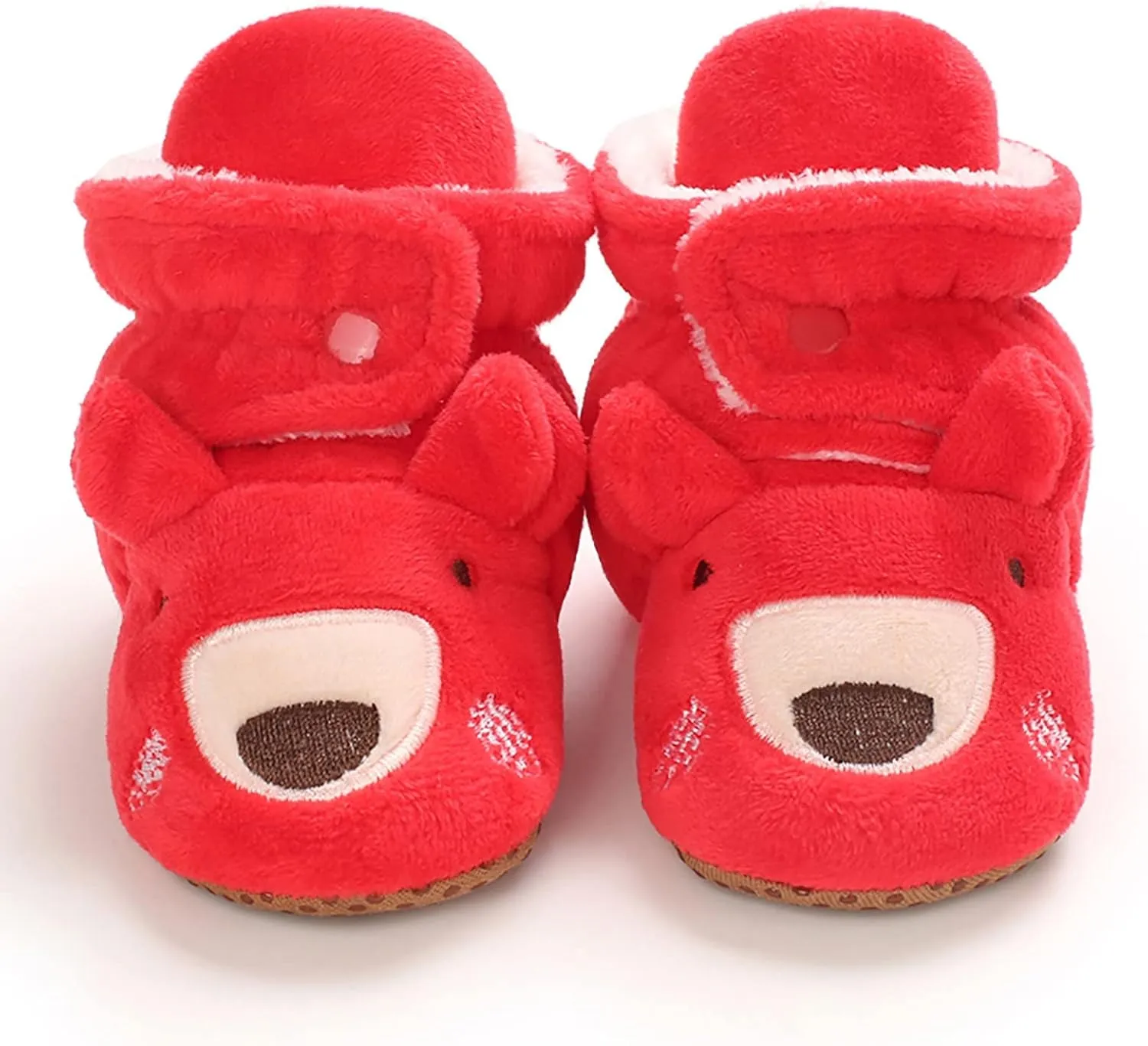 Christmas Baby Cotton Boots Warm Cotton Shoes Soft Comfortable Infant Toddler Warming Home Baby Girl Rubber Sole Boots