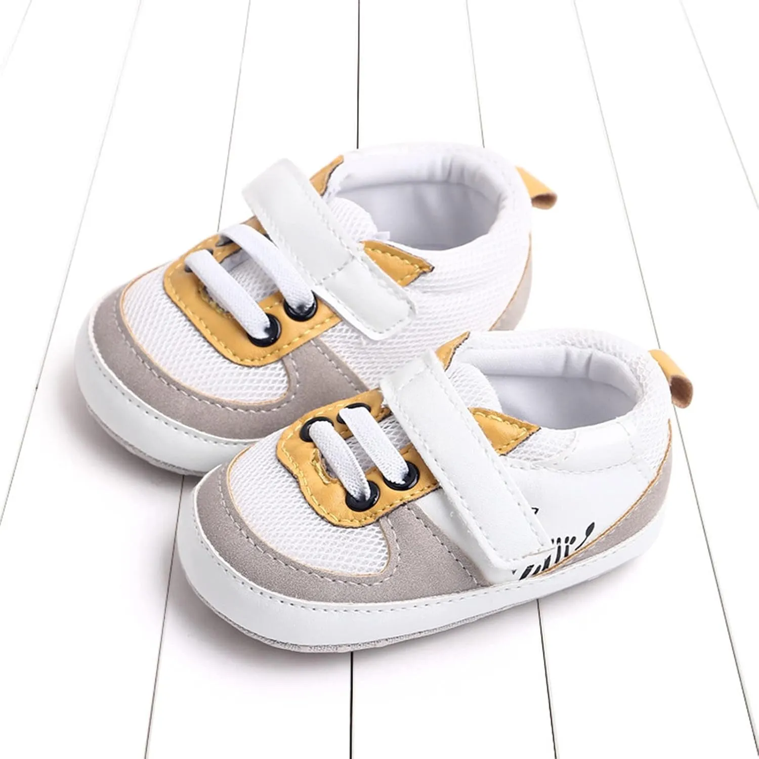 Color Block Baby Canvas Sneakers Mesh Lightweight Breathable Platform Sports Shoes for Infant Toddler Boys Girls