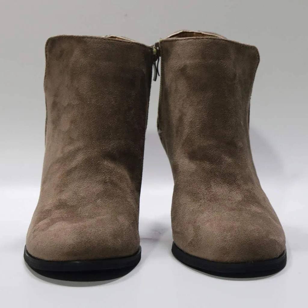 Cowboy Boots for Women Low Heel Rhinestone Ankle Booties Comfy Short Boots Chunky Block Western Shoes 52