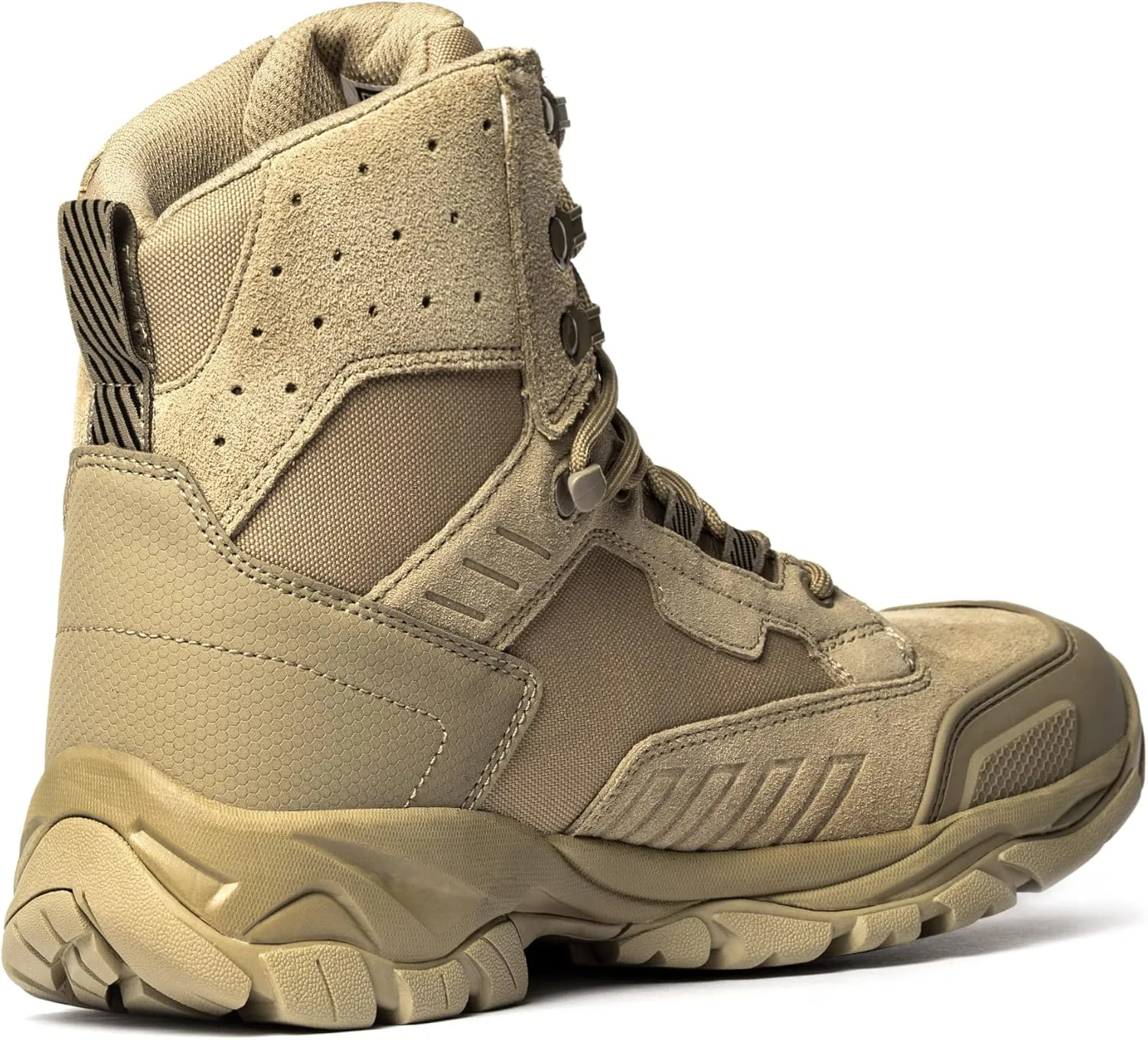 CQR Men's Military Tactical Boots, Lightweight 6 Inches Hiking Combat Boot Durable Breathable Outdoor Work Motorcycle Footwear