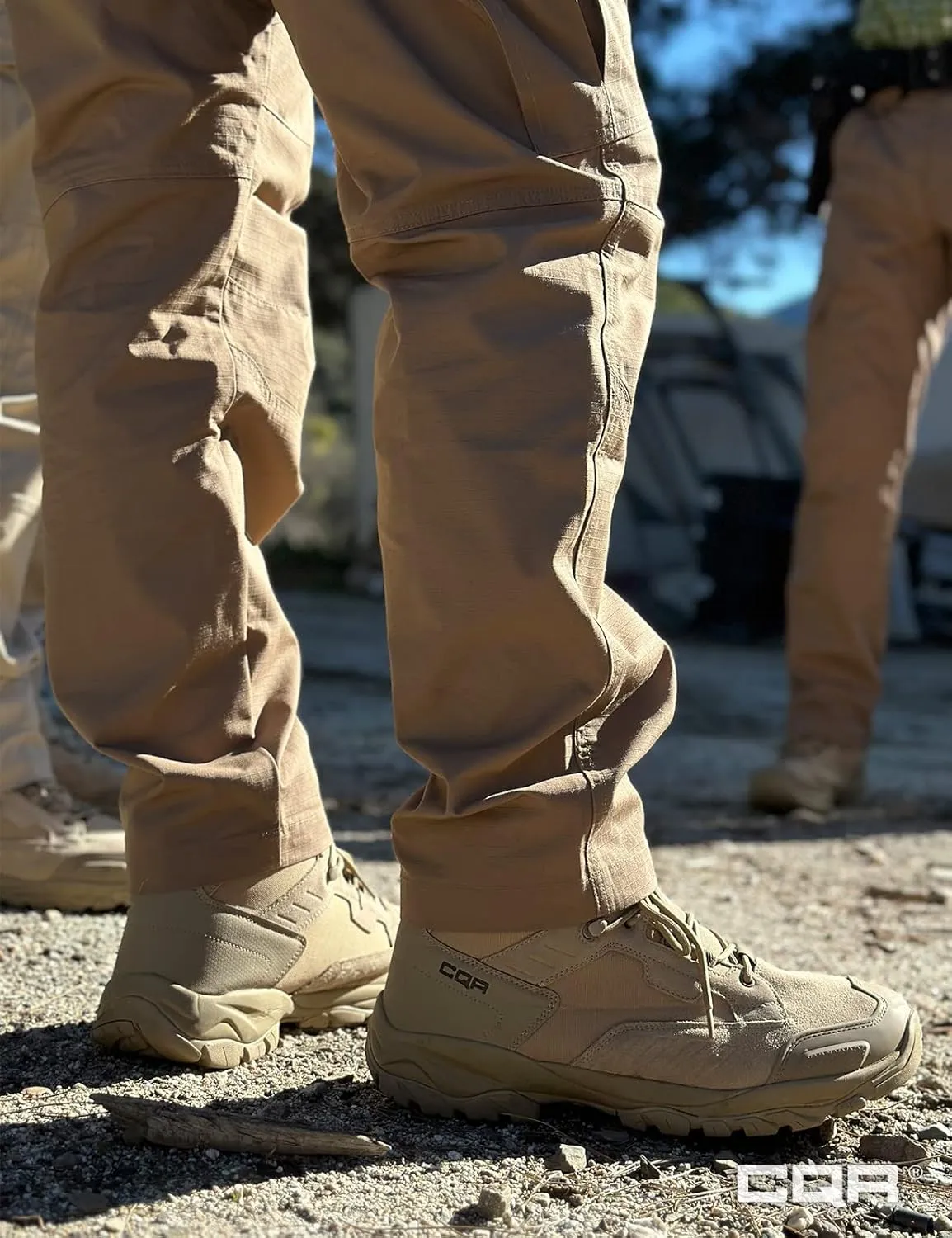 CQR Men's Military Tactical Boots, Lightweight 6 Inches Hiking Combat Boot Durable Breathable Outdoor Work Motorcycle Footwear