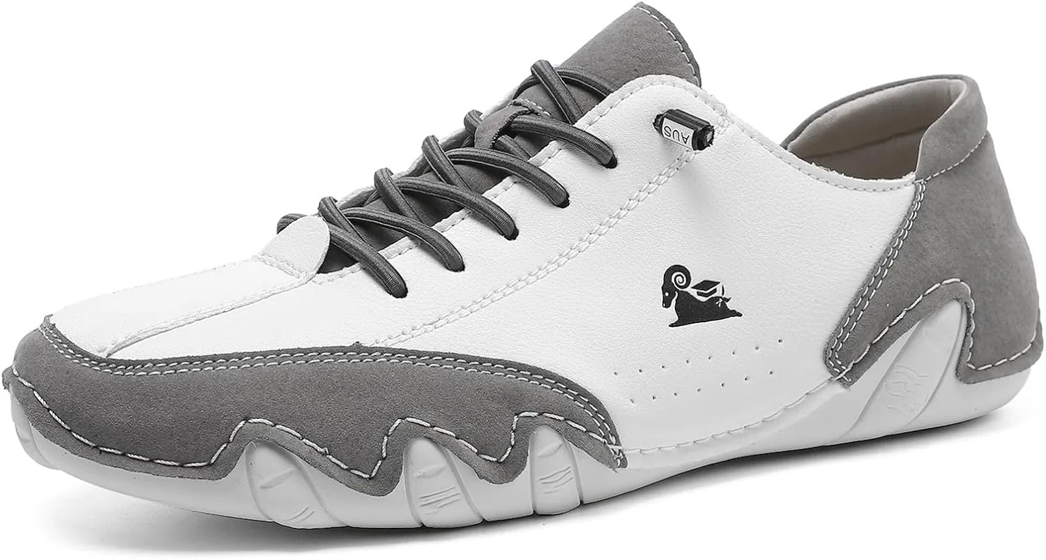 Driving Shoes for Women Comfortable Casual Slip On Shoes Anti-Slip Sports Walking Shoe Low Top Hike Footwear Retro Lightweight Breathable Outdoor Sneakers Fashion Athletic Sneaker