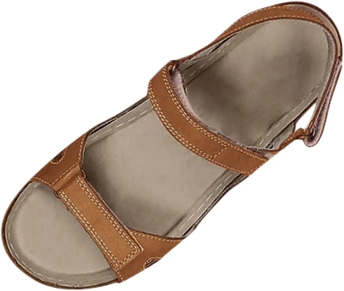 Eduavar Shoes for Women Sandals Dressy, Orthopedic Sandals for Women Open Toe Sandals Casual Heel Sandals with Ankle Strap