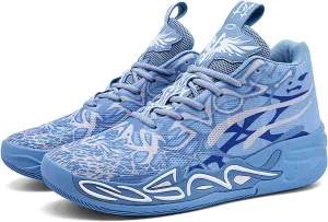 Exusiai Mens High Top Basketball Shoes Fashion Breathable Non Slip Outdoor Sneakers Comfortable Cushioning Athletic
