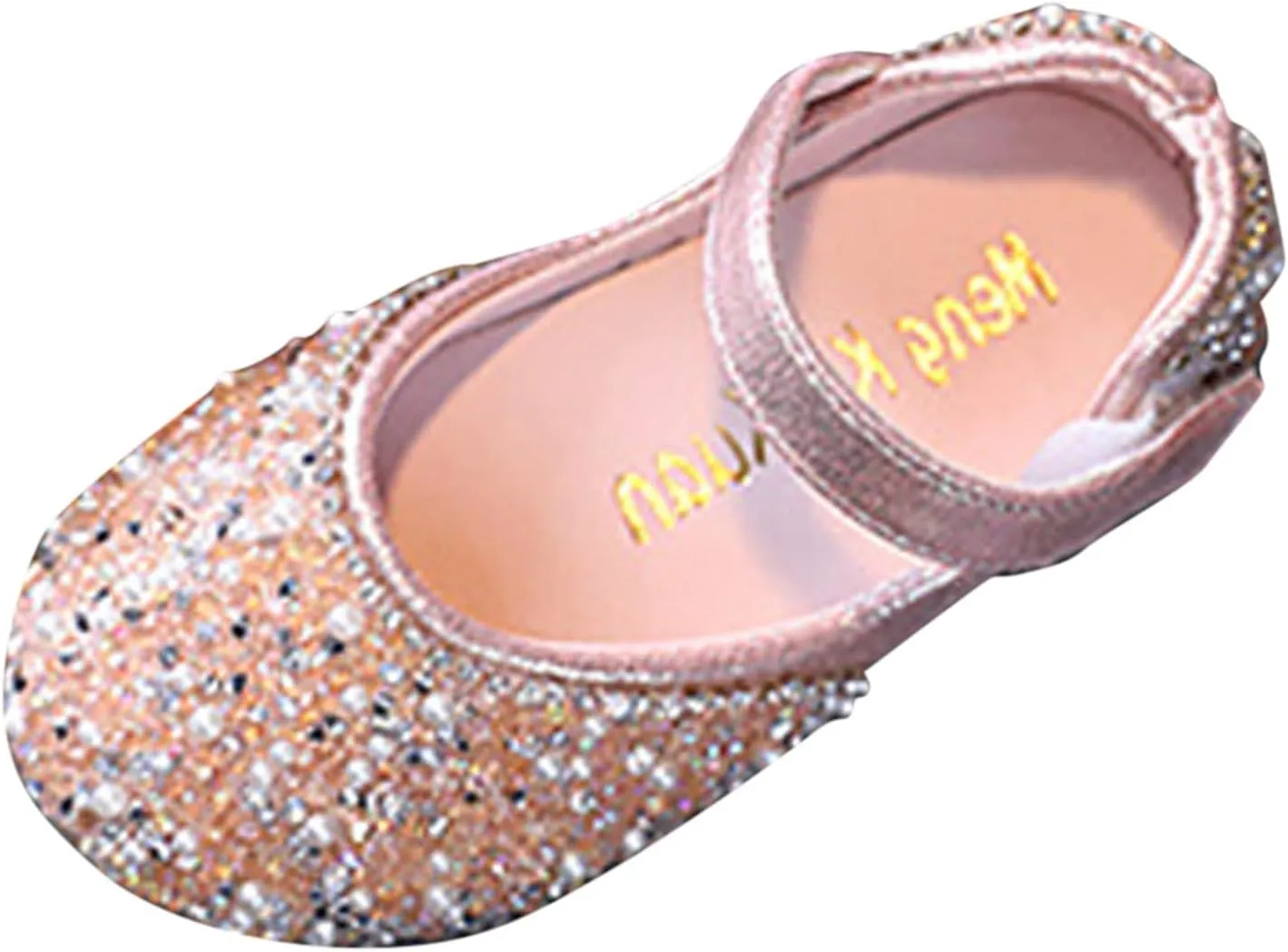 Fashion Spring and Summer Children's Dance Shoes Girls Dress Show Princess Shoes Round Toe Pearl Riding Shoes for Kids