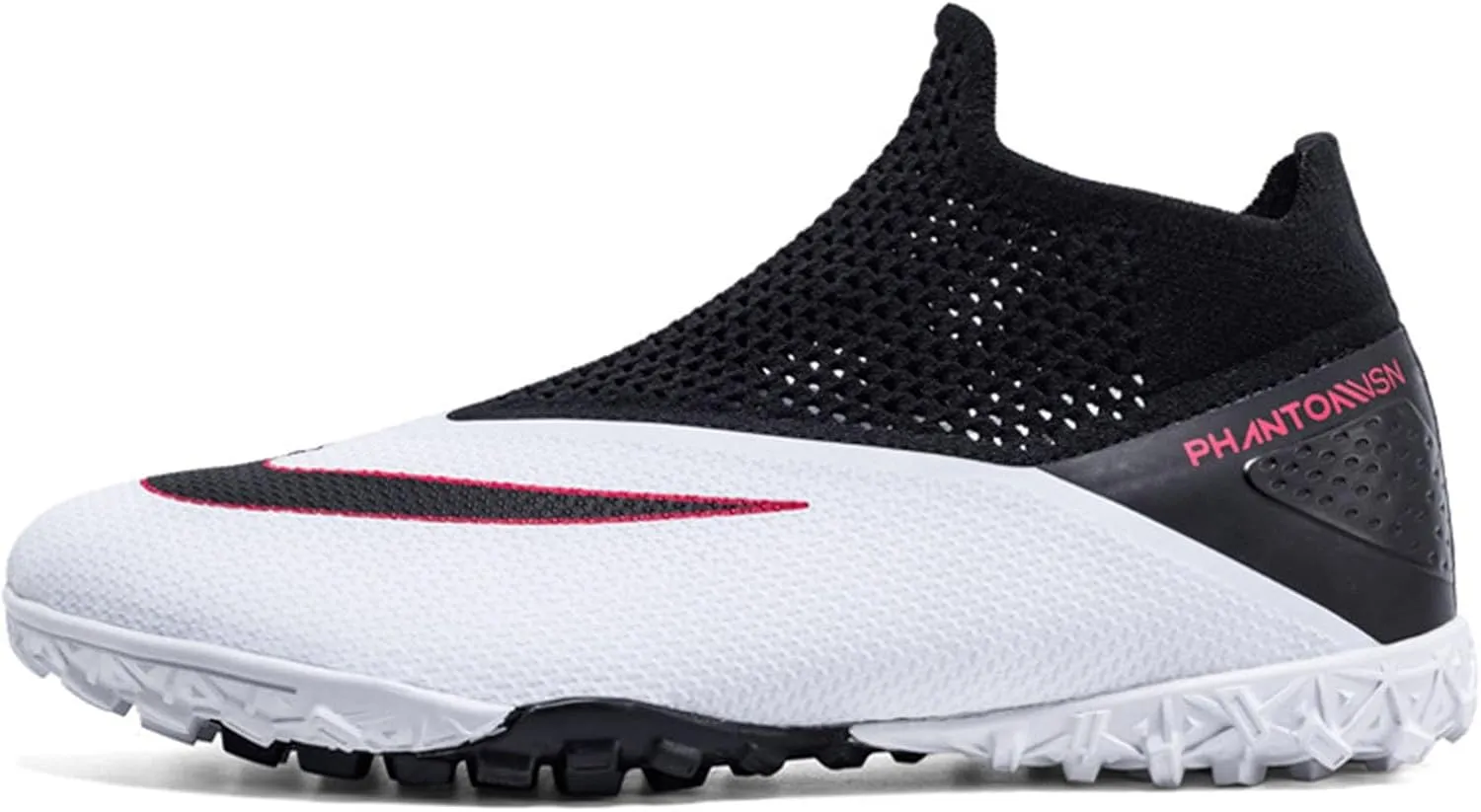 Football Cleats Professional Unisex-Adult, Breathable Soccer Cleats High Top Shock Resistant, Ground Sport Lace Up Training Sneakers