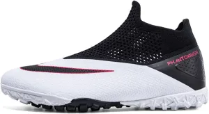 Football Cleats Professional Unisex-Adult, Breathable Soccer Cleats High Top Shock Resistant, Ground Sport Lace Up Training Sneakers