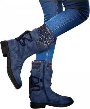 Gibobby Snow Boots for Women Winter Hiking Boots Keep Warm Anti-Slip Soft Warm Fur Lined Winter Ankle Boots