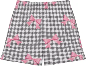 Girls Athletic Shorts Summer Elastic Casual Shorts with Pockets Kids Bottom Sports for Girls 7-15Y
