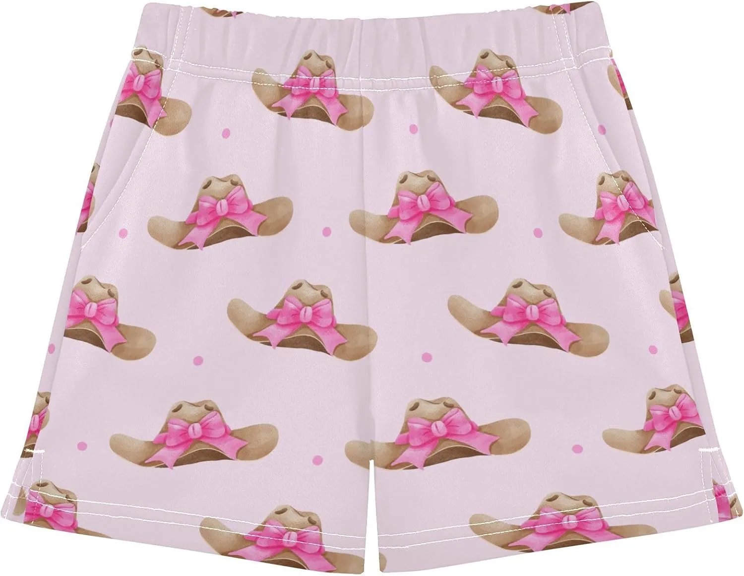 Girls Athletic Shorts Summer Elastic Casual Shorts with Pockets Kids Bottom Sports for Girls 7-15Y