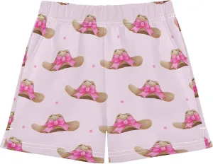 Girls Athletic Shorts Summer Elastic Casual Shorts with Pockets Kids Bottom Sports for Girls 7-15Y
