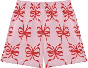 Girls Athletic Shorts Summer Elastic Casual Shorts with Pockets Kids Bottom Sports for Girls 7-15Y