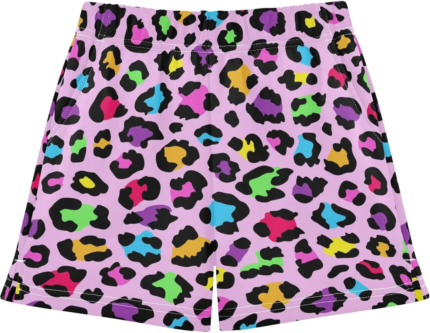 Girls Athletic Shorts Summer Elastic Casual Shorts with Pockets Kids Bottom Sports for Girls 7-15Y