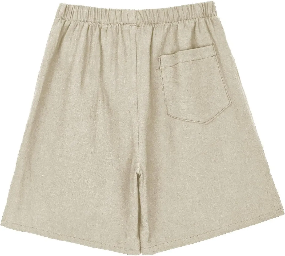Girls Boys Solid Baggy Casual Shorts Teen Drawstring Elastic Waist Back Pocket Pants Summer Athletic Workout Kids Shorts