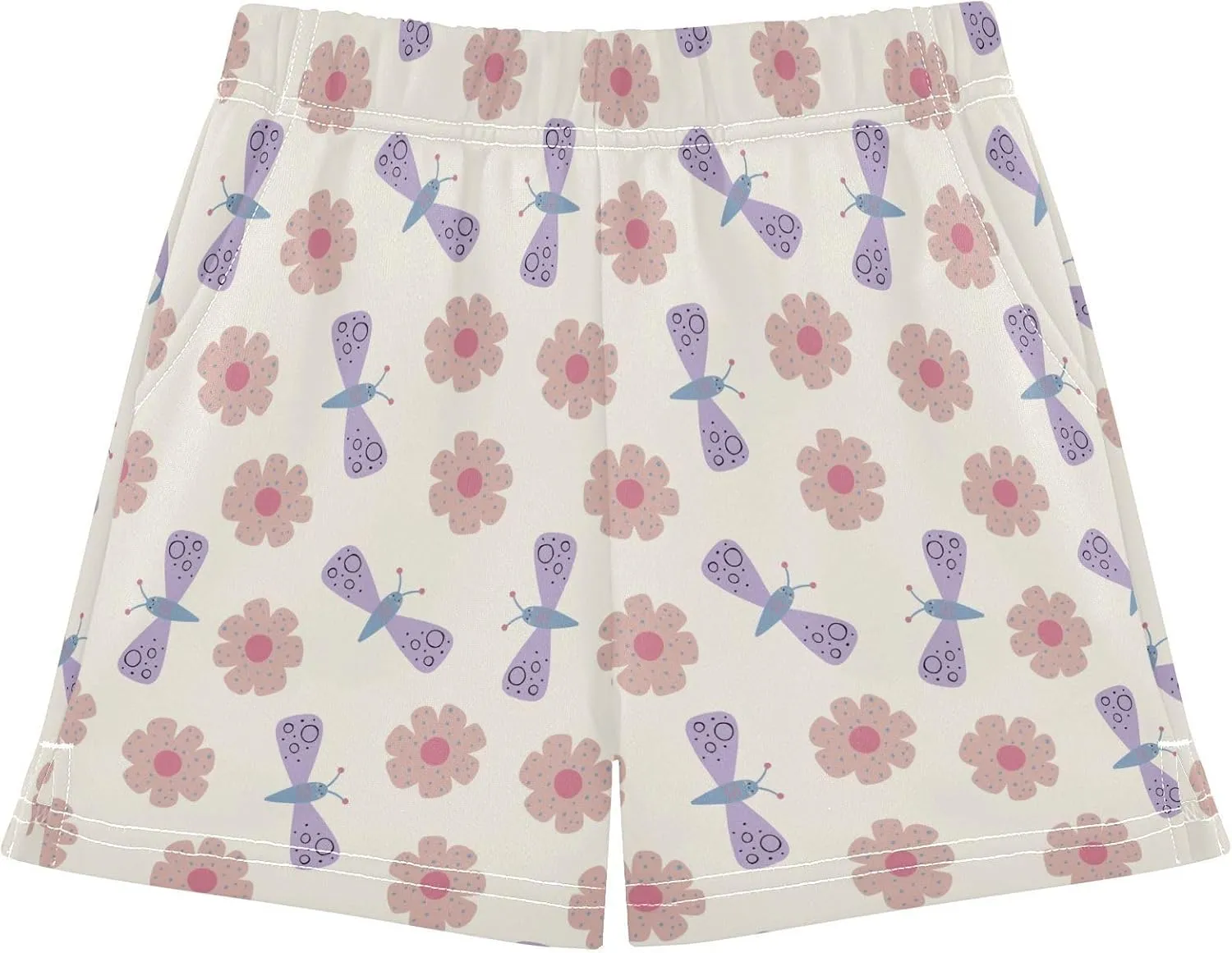 Girls Running Shorts Active Short Summer Sports Shorts with Pocket for Kids 7-15 Years