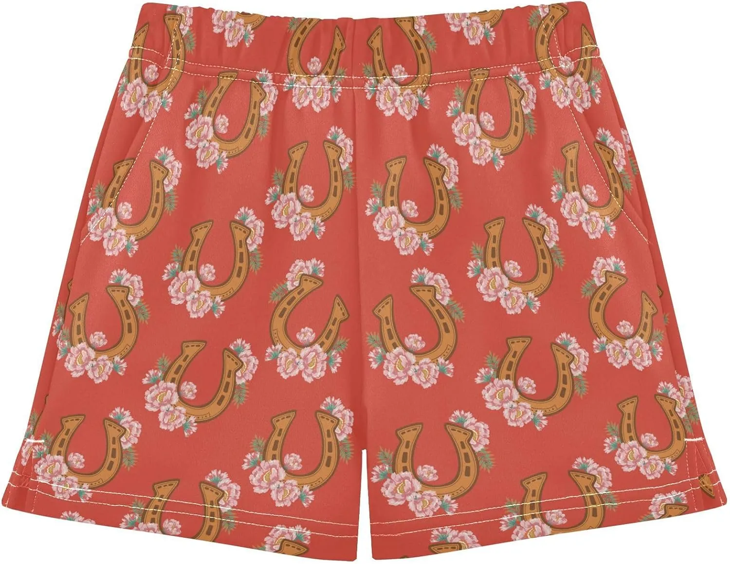 Girls Running Shorts Active Short Summer Sports Shorts with Pocket for Kids 7-15 Years