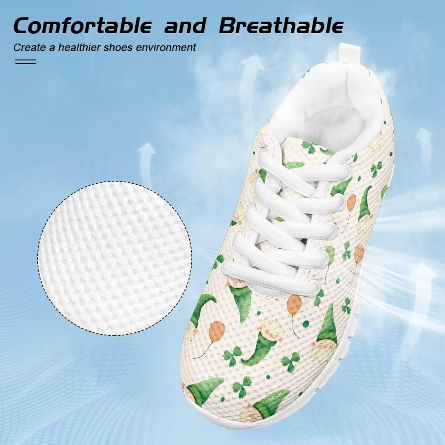 Girl's Sport Shoes Athletic Sneakers for Running Jogging Walking