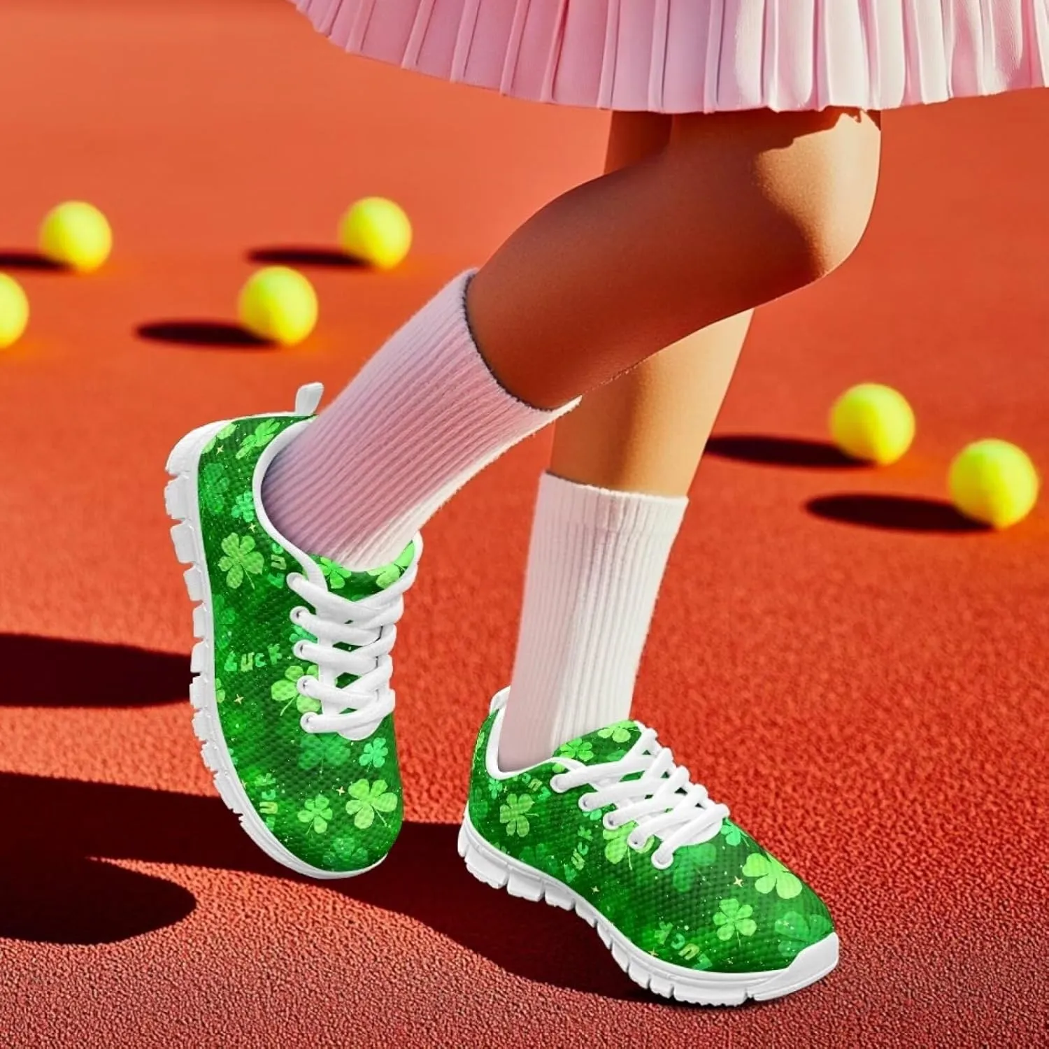 Girl's Sport Shoes Athletic Sneakers for Running Jogging Walking