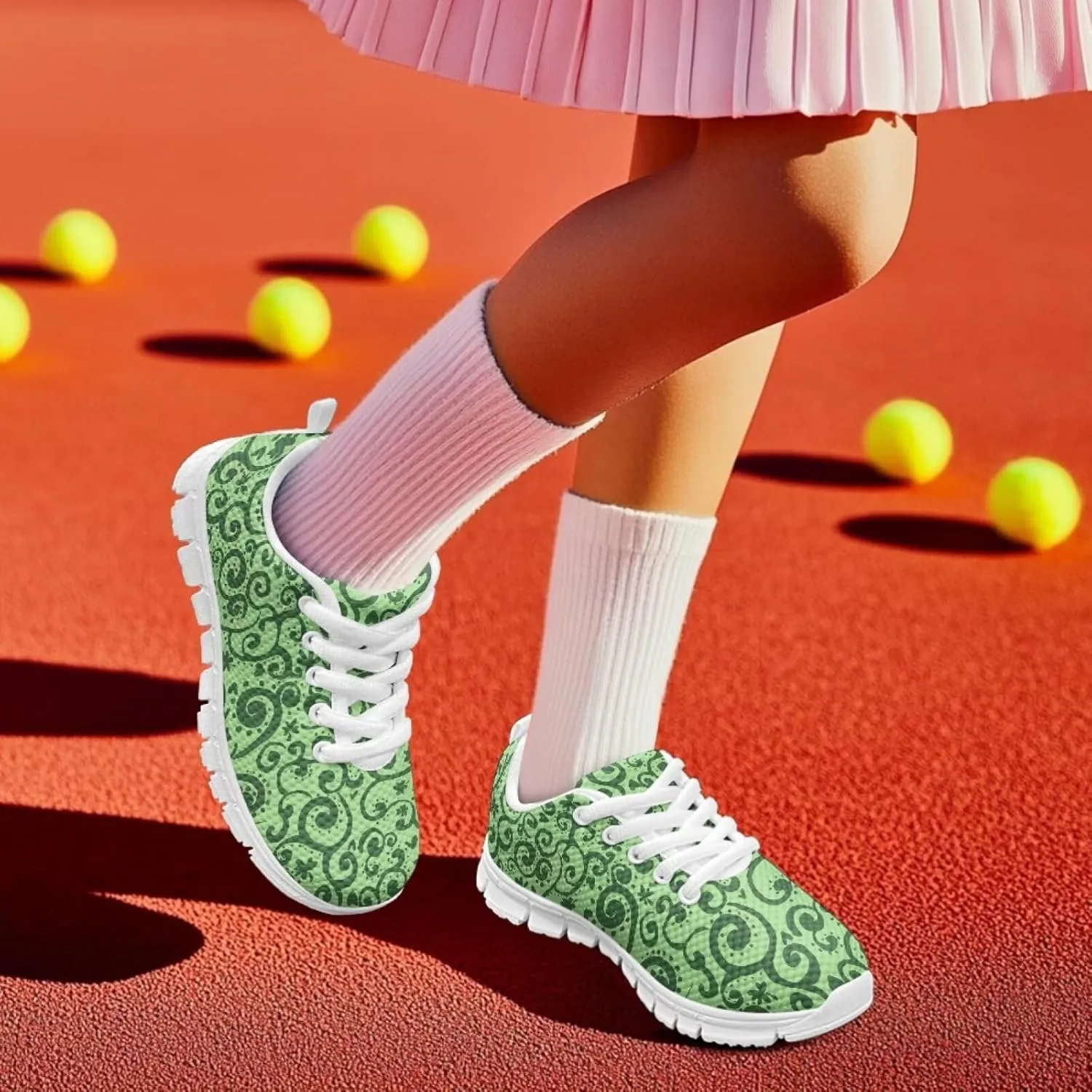 Girl's Sport Shoes Athletic Sneakers for Running Jogging Walking