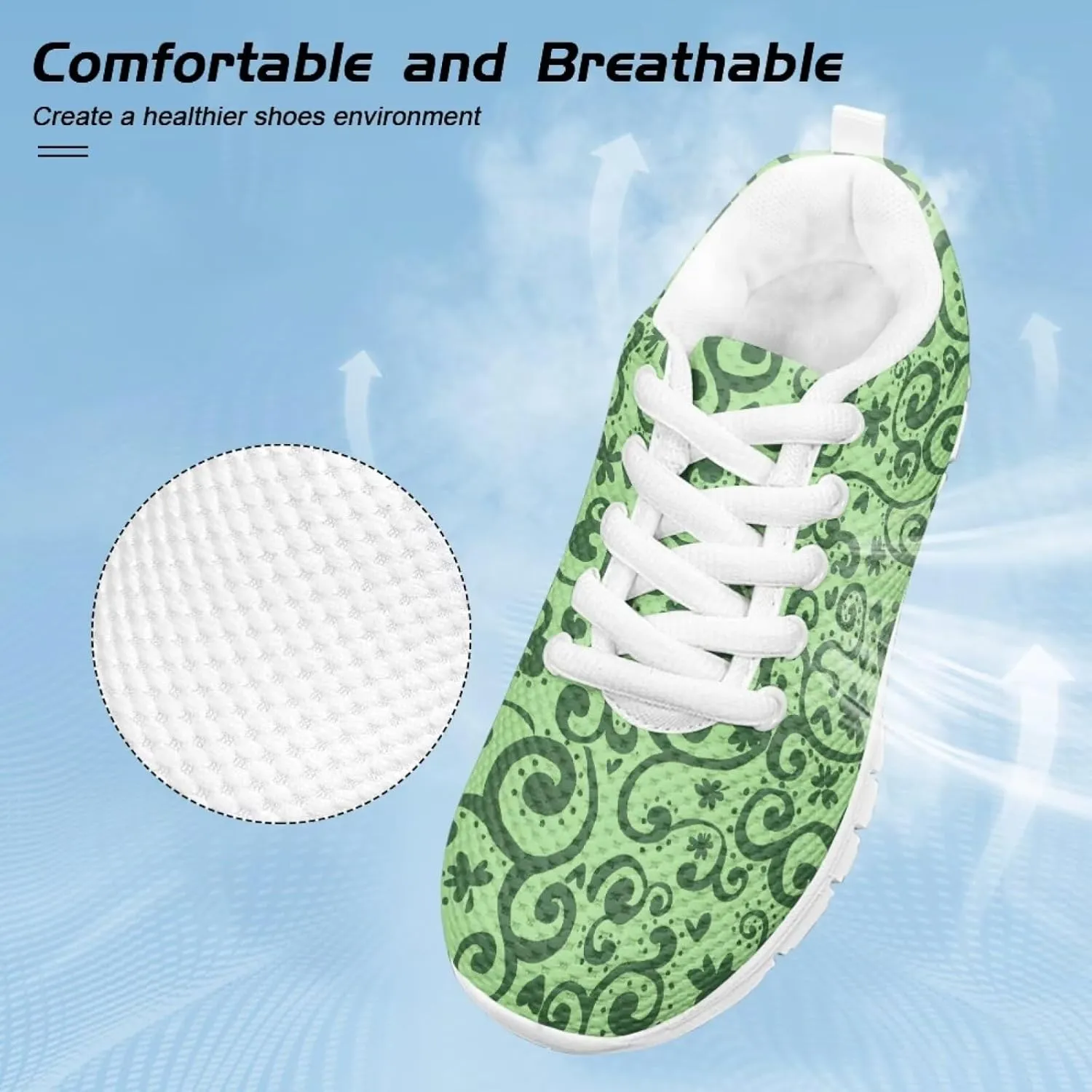 Girl's Sport Shoes Athletic Sneakers for Running Jogging Walking