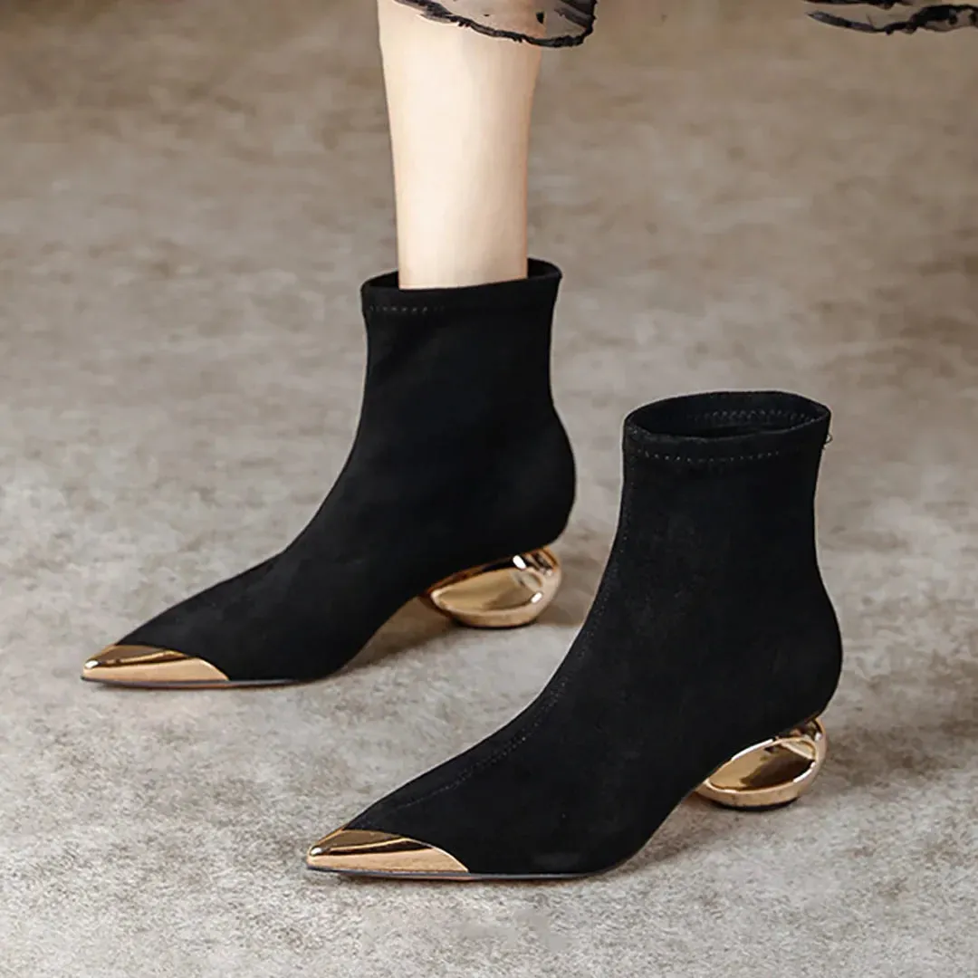 Hazel Hollow Ankle Boots