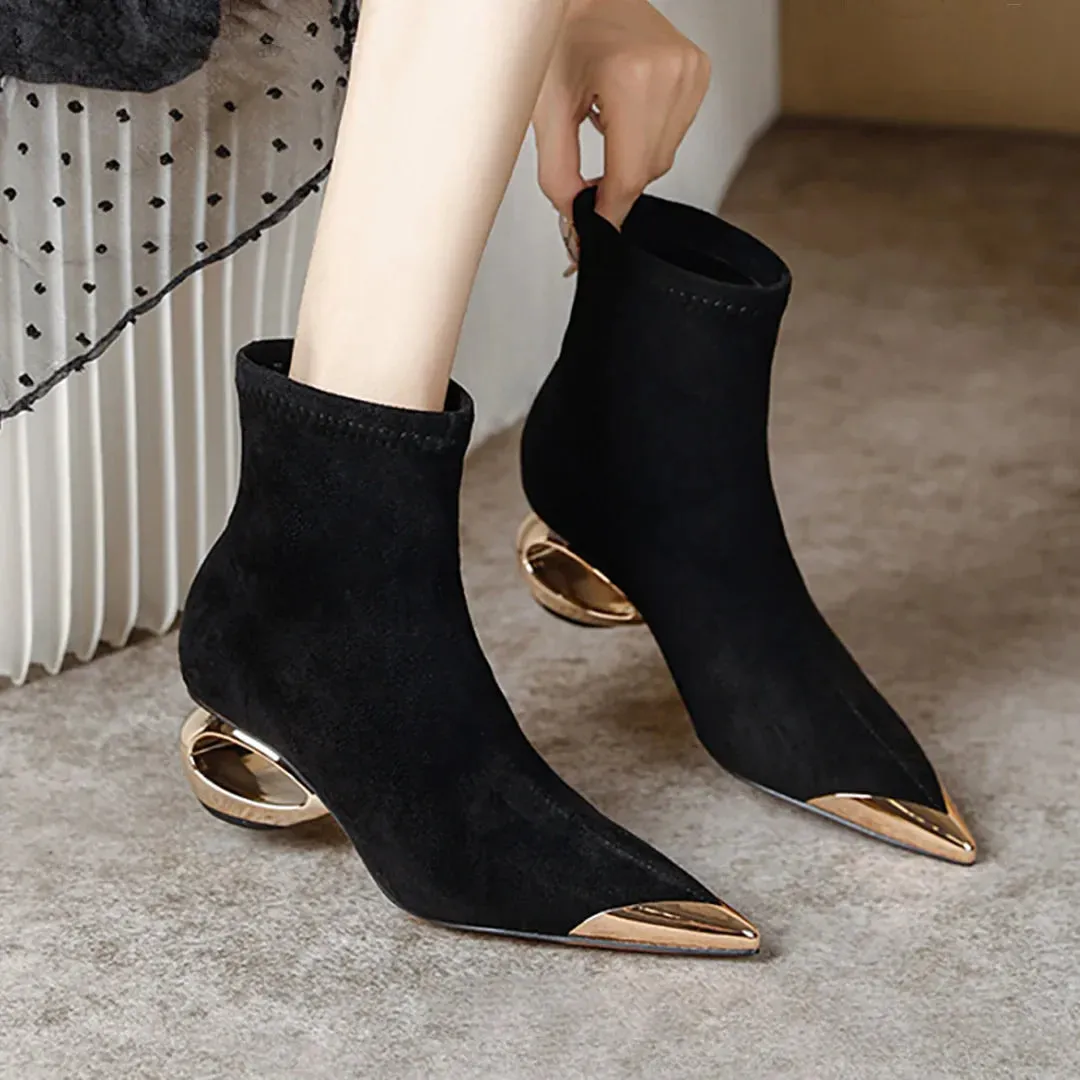 Hazel Hollow Ankle Boots