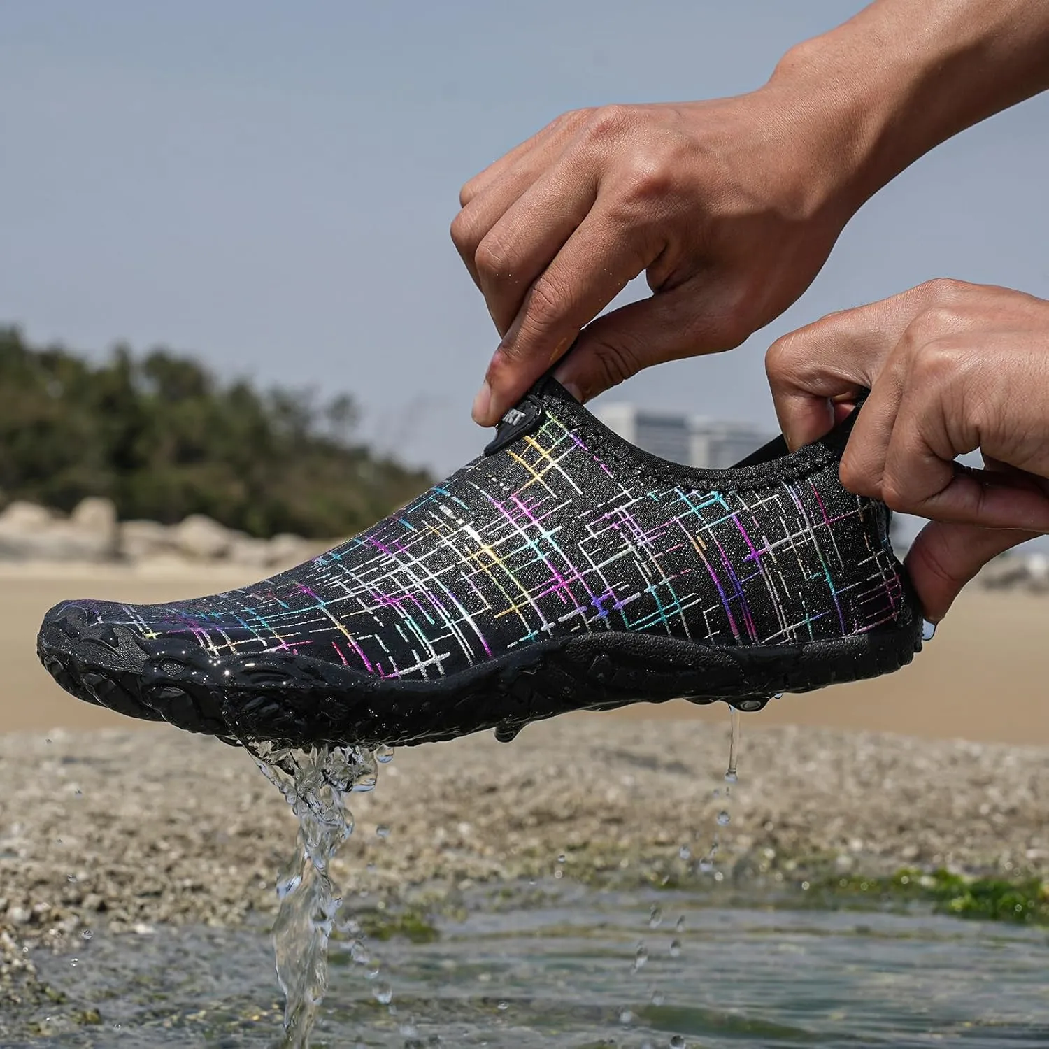 Hike Barefoot Shoes for Women Men Non-Slip Lightweight Beach Shoe Wide Toe Box Sneakers Grounded Footwear Comfortable Neuropathy Shoes Outdoor Walking Shoe Unisex