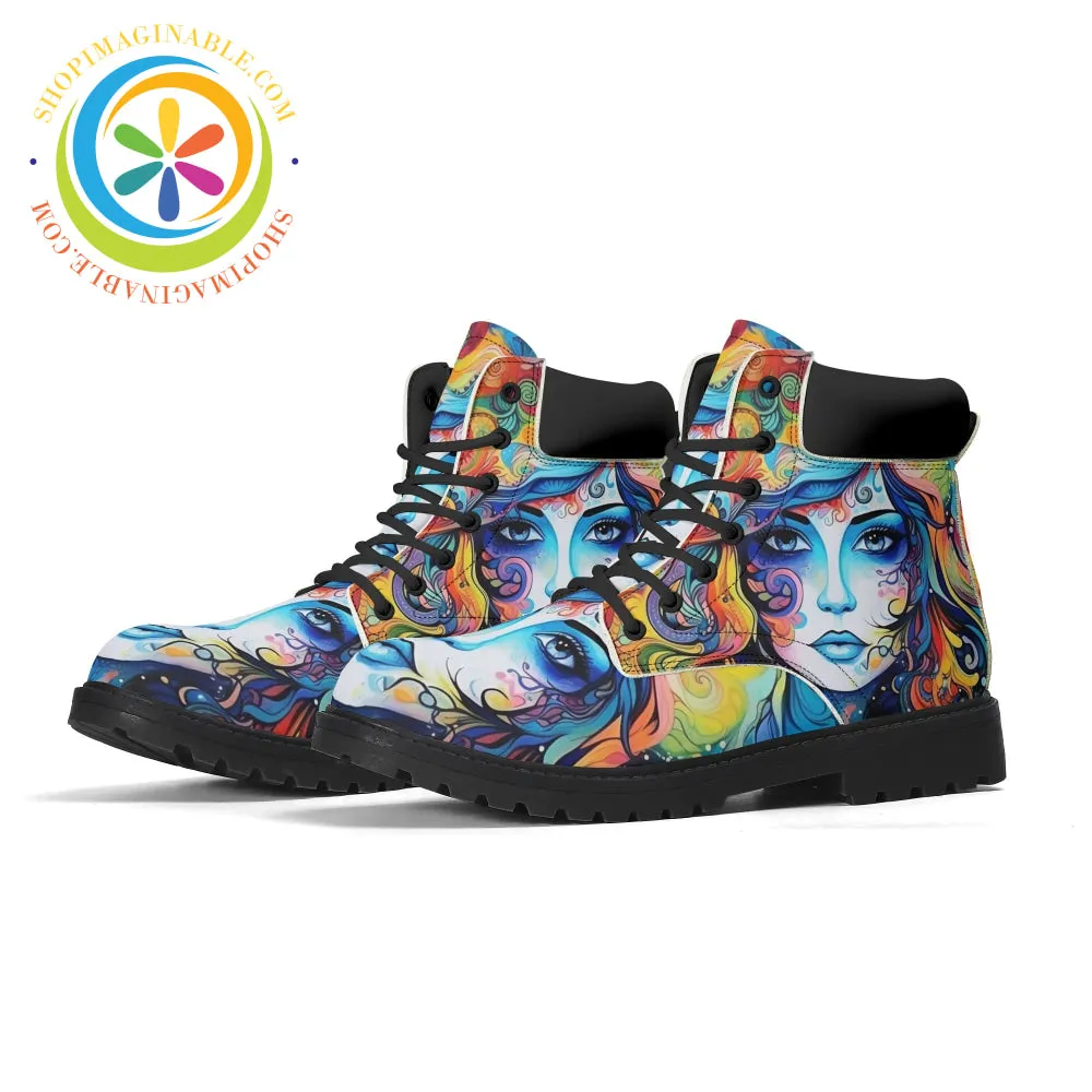 Hippy Psychedelic Women's Boots