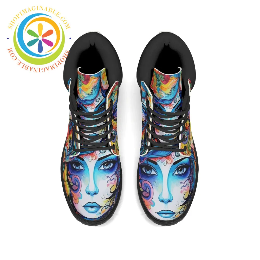 Hippy Psychedelic Women's Boots