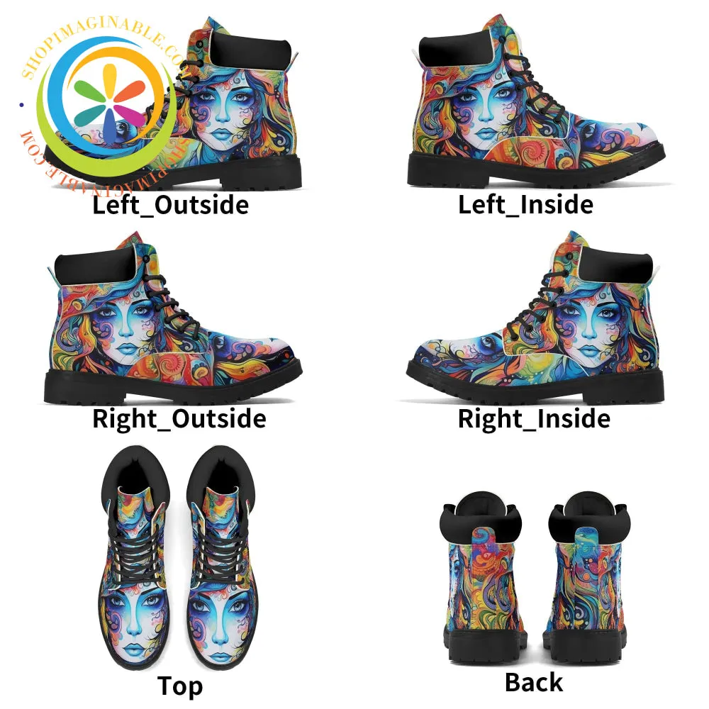 Hippy Psychedelic Women's Boots